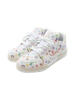Louis Vuitton Sneakers LV TM LV Trainer Line Monogram Blanc Leather